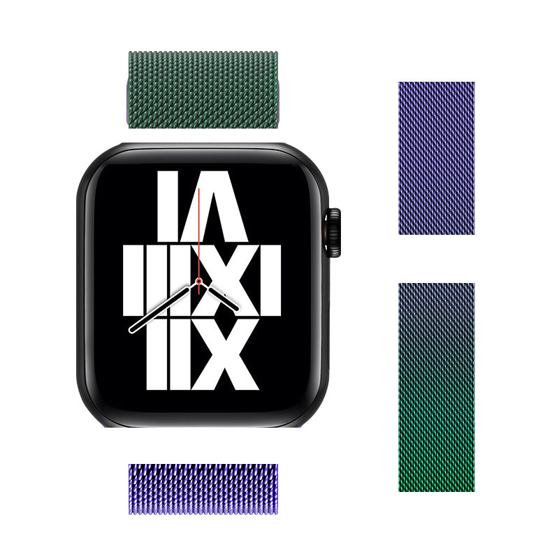 Pallaband ™️ Milanese iwatch1-9th Generation SE Stainless Steel Magnetic Buckle Strap - ANI-TECH