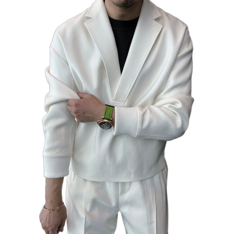 Style Meets Comfort - V-Neck Lounge Set for Every Moment