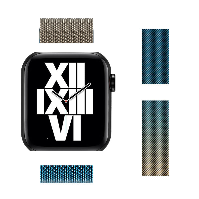 Pallaband ™️ Milanese iwatch1-9th Generation SE Stainless Steel Magnetic Buckle Strap - ANI-TECH