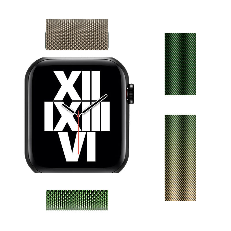 Pallaband ™️ Milanese iwatch1-9th Generation SE Stainless Steel Magnetic Buckle Strap - ANI-TECH