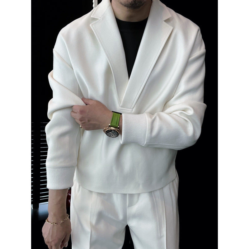 Style Meets Comfort - V-Neck Lounge Set for Every Moment