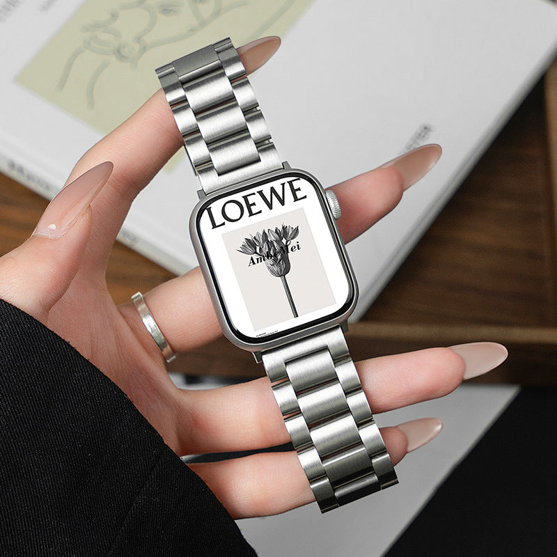 Three Metal Wristbands Men's and Women's Premium Steel Strap Strap