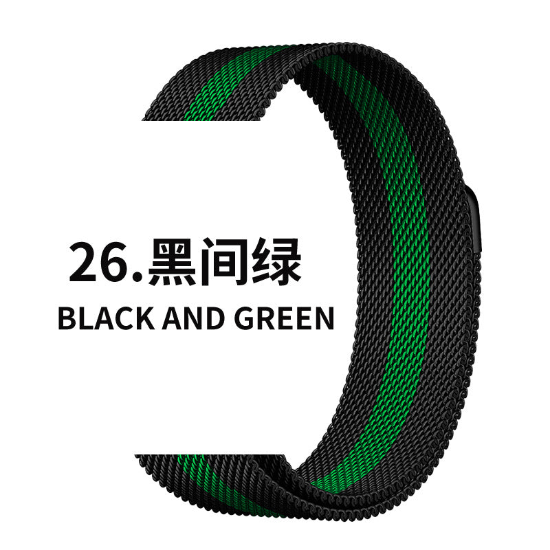 Pallaband ™️ Milanese iwatch1-9th Generation SE Stainless Steel Magnetic Buckle Strap - ANI-TECH