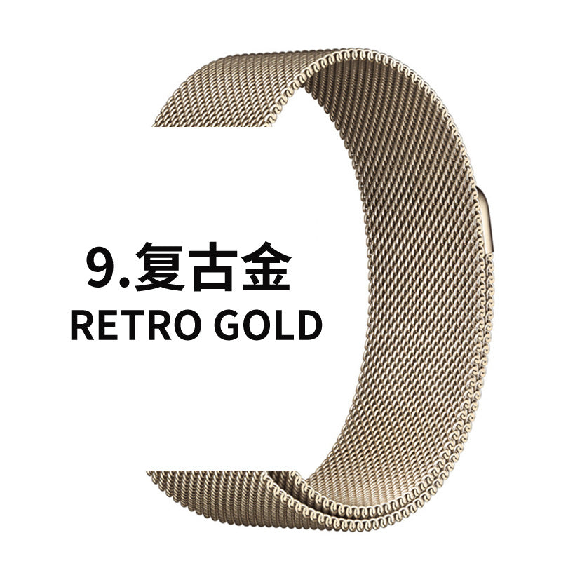 Pallaband ™️ Milanese iwatch1-9th Generation SE Stainless Steel Magnetic Buckle Strap - ANI-TECH