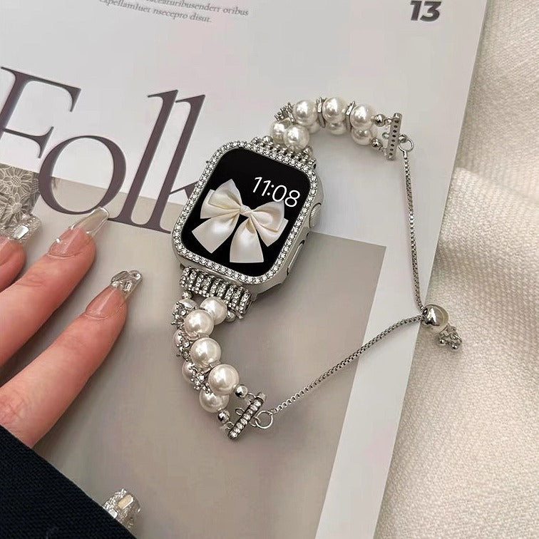 Pallaband ™️ Strap Premium Diamond Pearl Bracelet - ANI-TECH