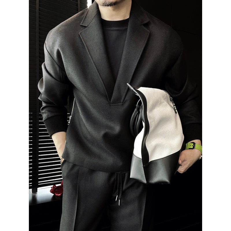 Style Meets Comfort - V-Neck Lounge Set for Every Moment
