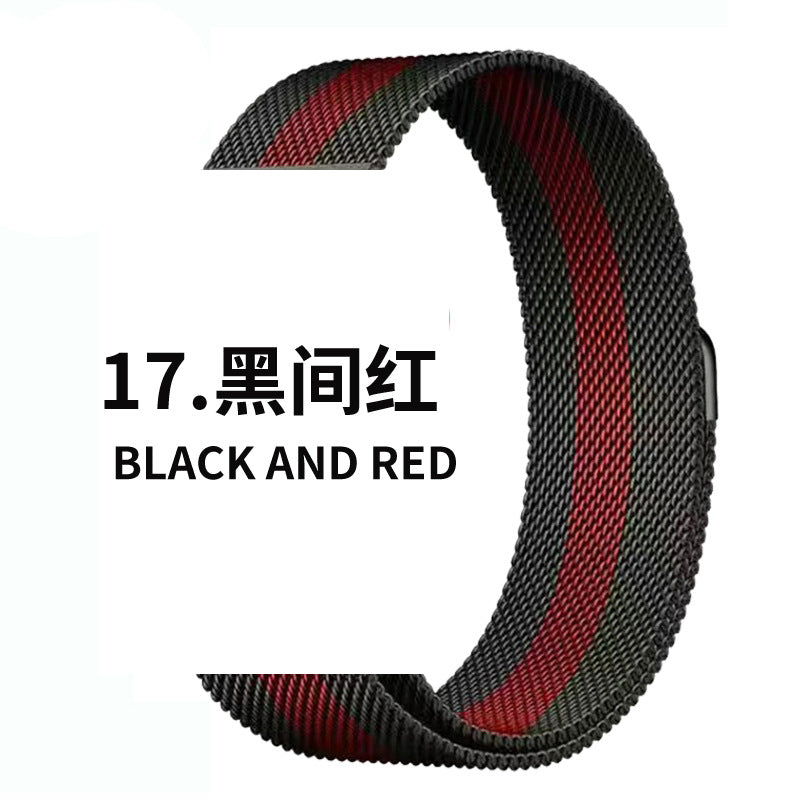 Pallaband ™️ Milanese iwatch1-9th Generation SE Stainless Steel Magnetic Buckle Strap - ANI-TECH