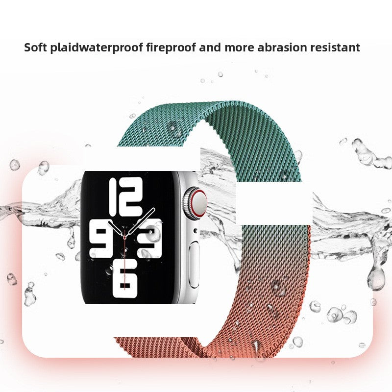 Pallaband ™️ Milanese iwatch1-9th Generation SE Stainless Steel Magnetic Buckle Strap - ANI-TECH