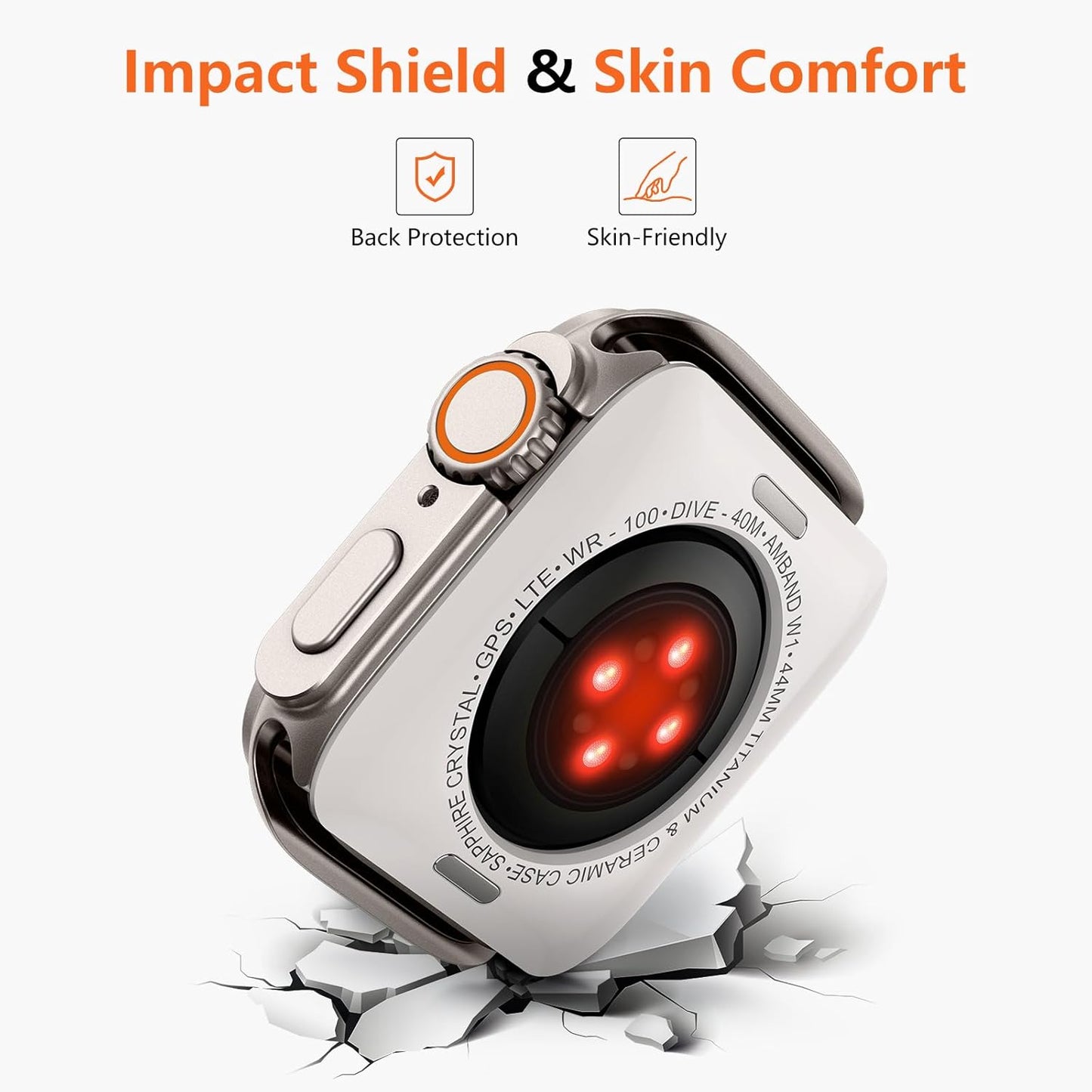 Apple Watch becomes a waterproof case in seconds, and an ultra second-generation 360 all-inclusive waterproof case and film integrated watch case in seconds.