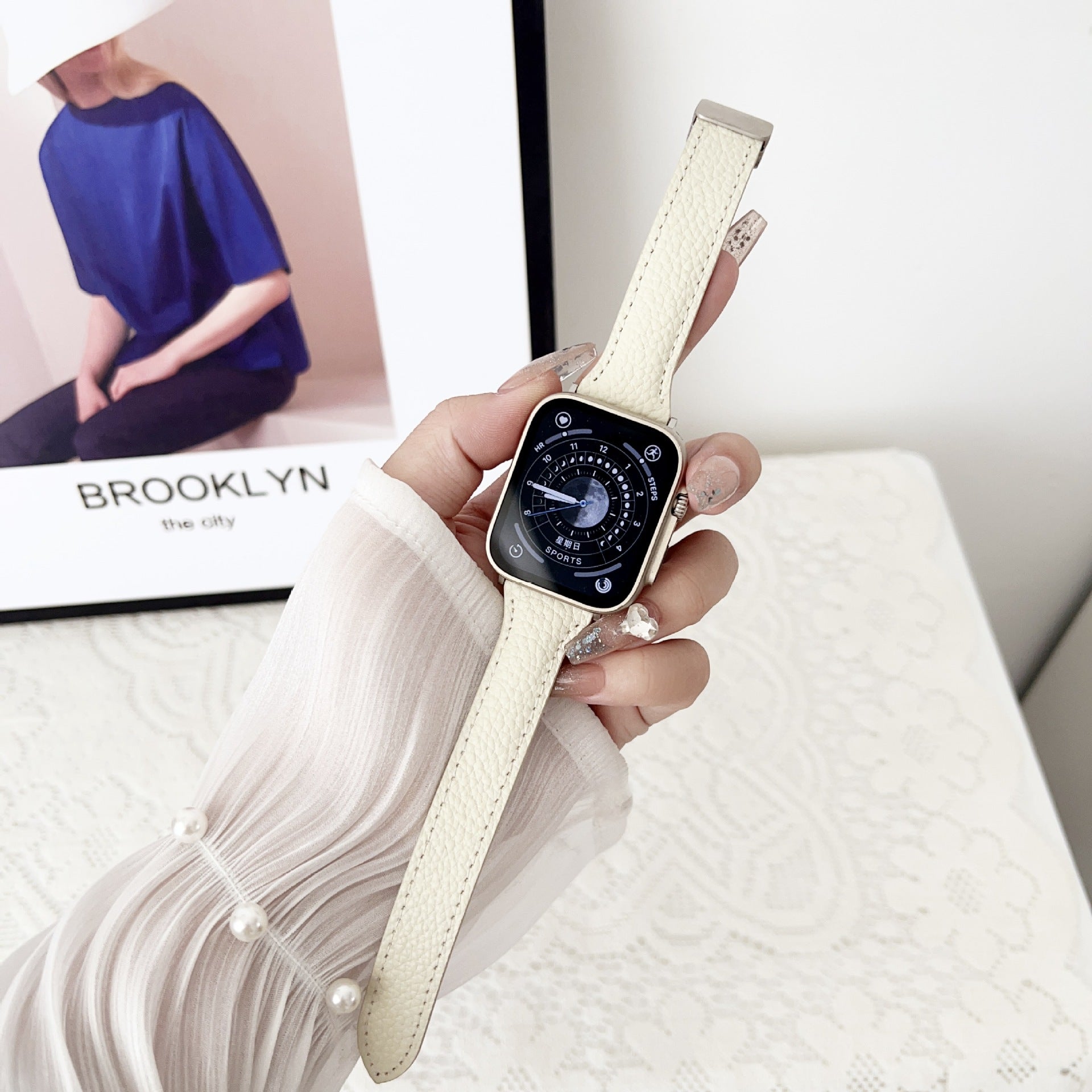 Soft Litchi Grain Magnetic Buckle Strap - ANI-TECH