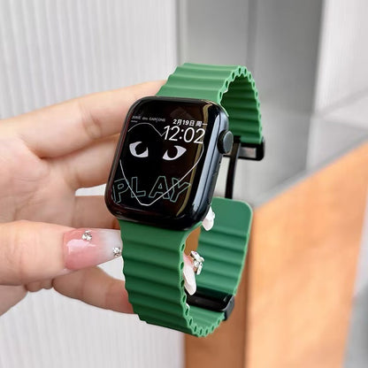 PallaBand Marine Breathable Silicone Magnetic Strap (For iWatch) - ANI-TECH