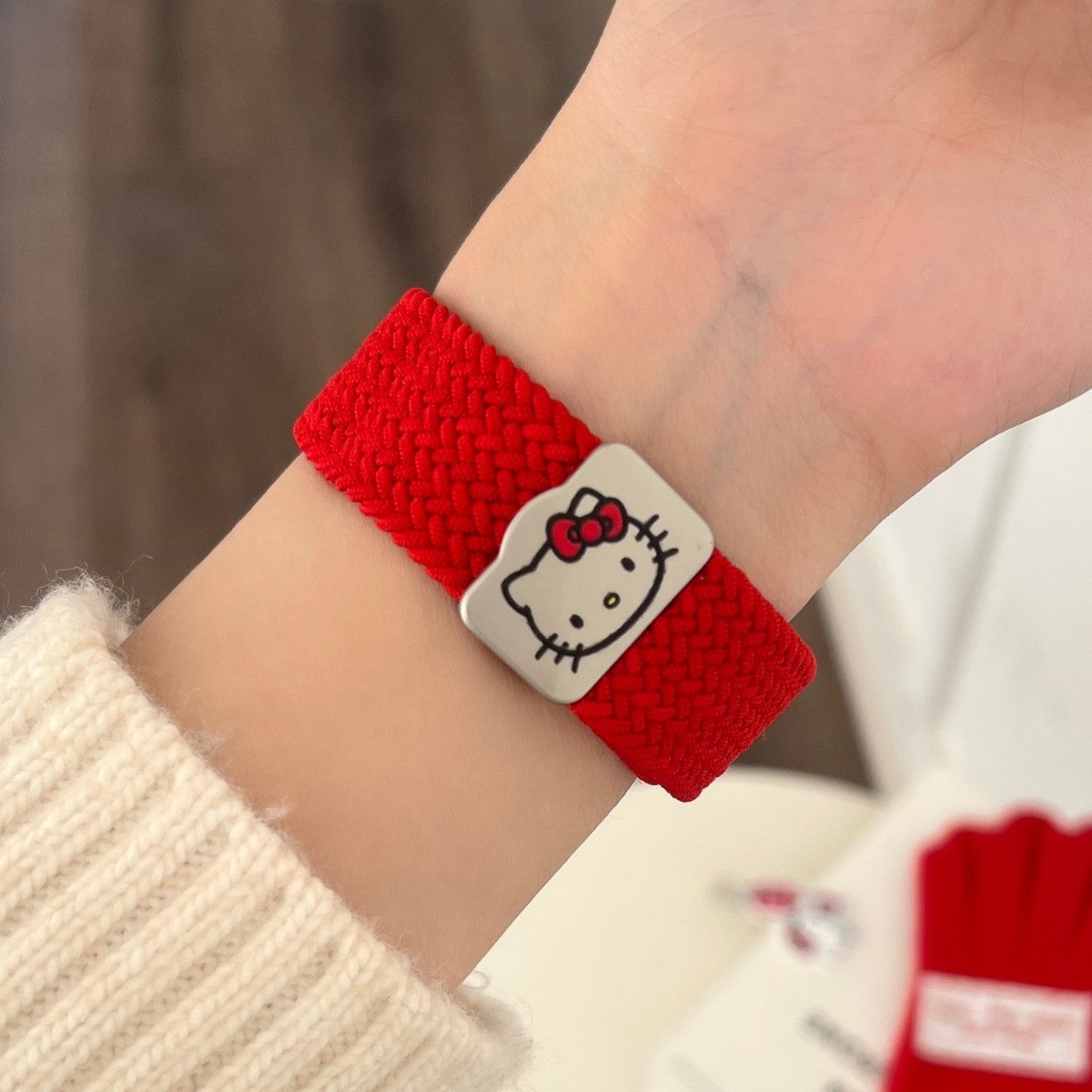 Nylon Braided KT Cat Magnetic Buckle Strap - ANI-TECH