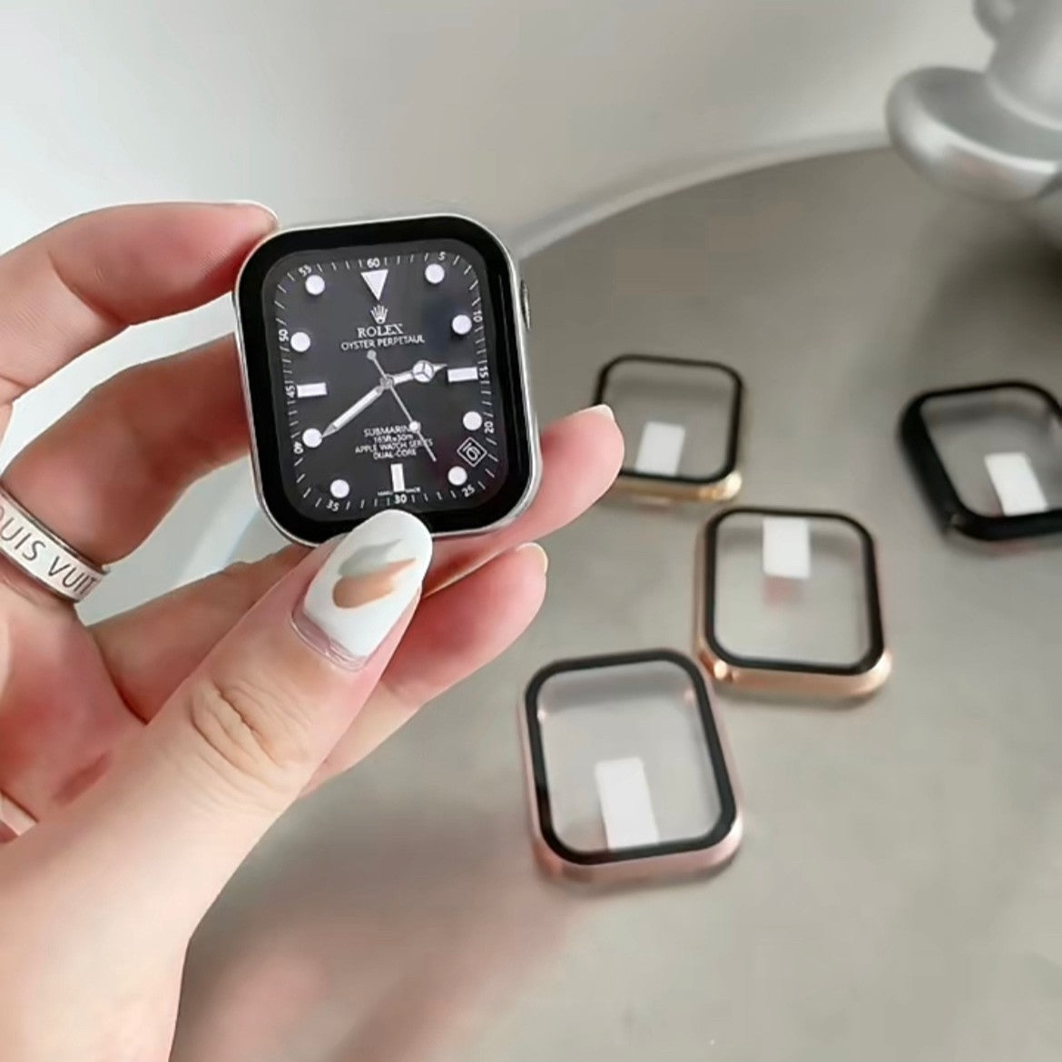 PallaBand aluminum alloy is a protective shell film integrated (iwatch) - ANI-TECH