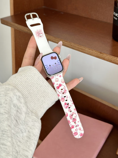 PallaBand Silicone Cute KT Cat Strap (iWatch) - ANI-TECH