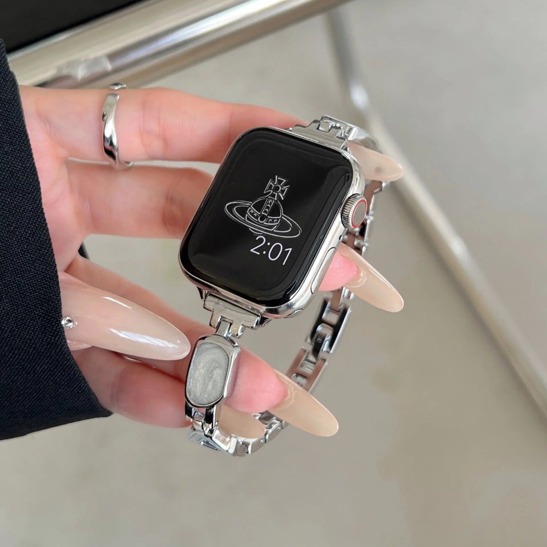 PallaBand Fine Glitter Metal Epoxy Strap (iwatch) - ANI-TECH