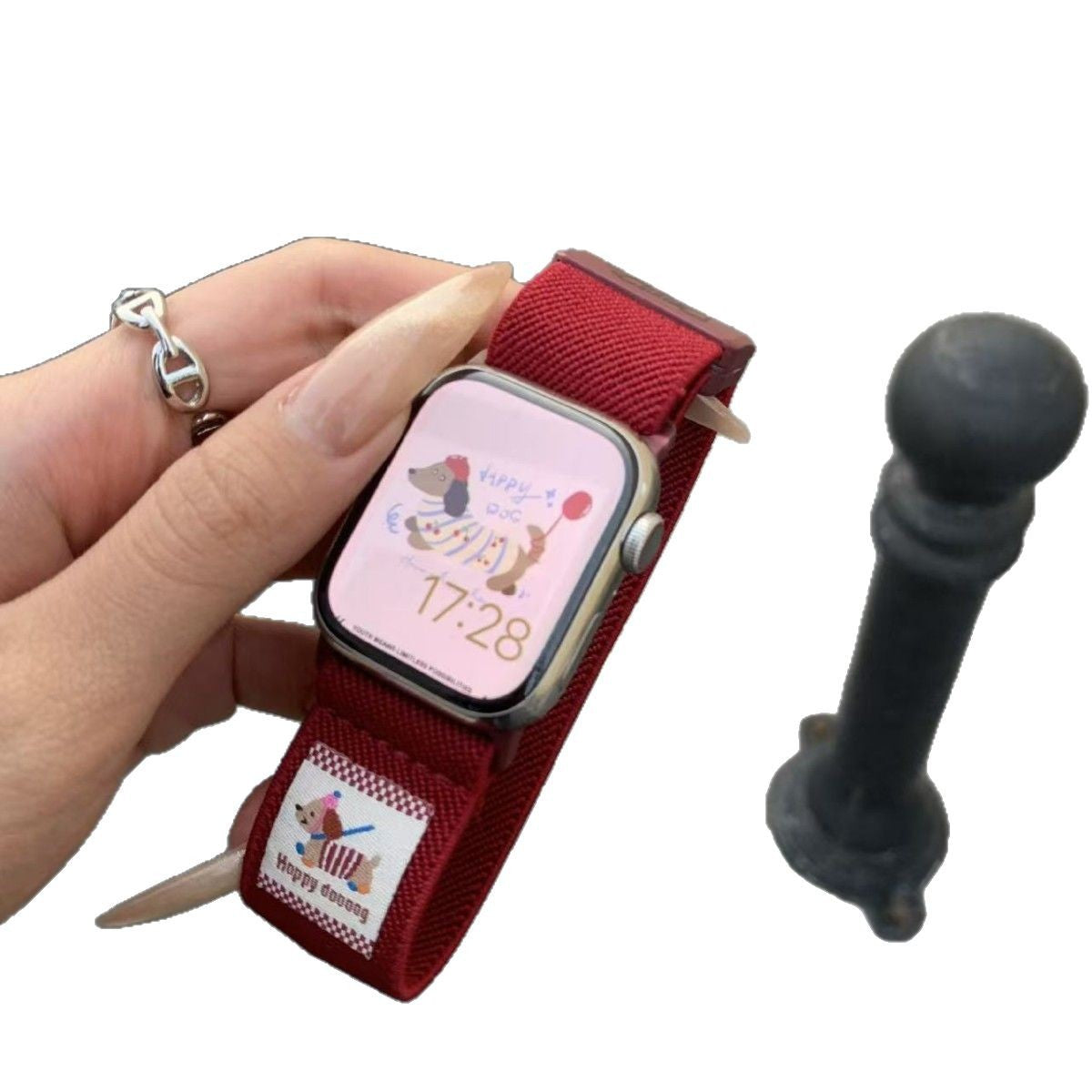 PallaBand Cute Dachshund Braided Magnetic Buckle Strap (For iWatch) - ANI-TECH