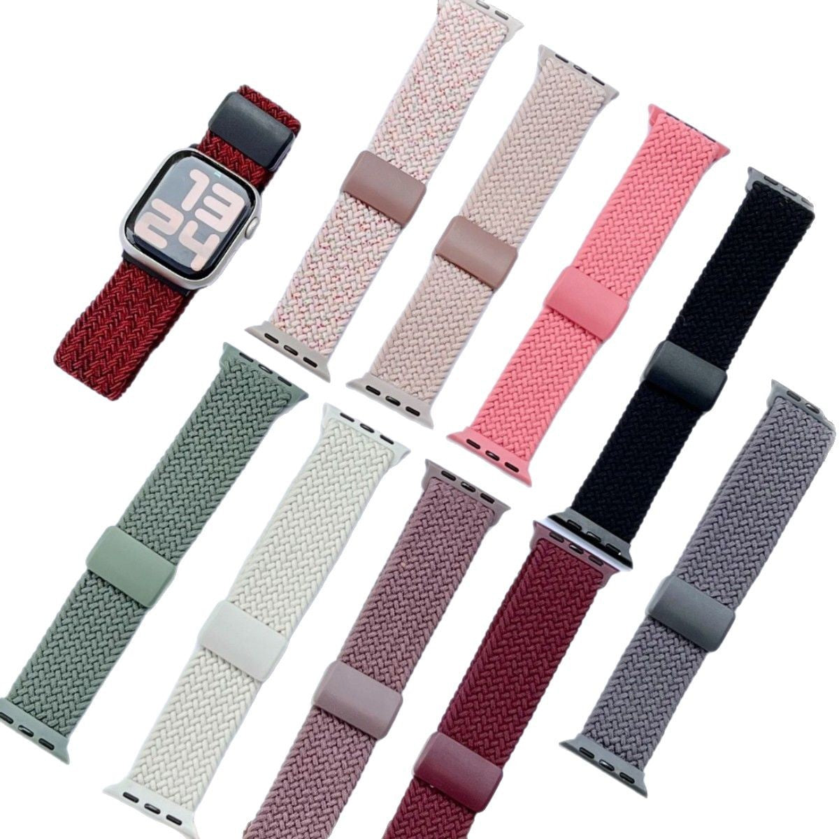 PallaBand Sports Nylon Braided Magnetic Buckle Strap (iWatch) - ANI-TECH