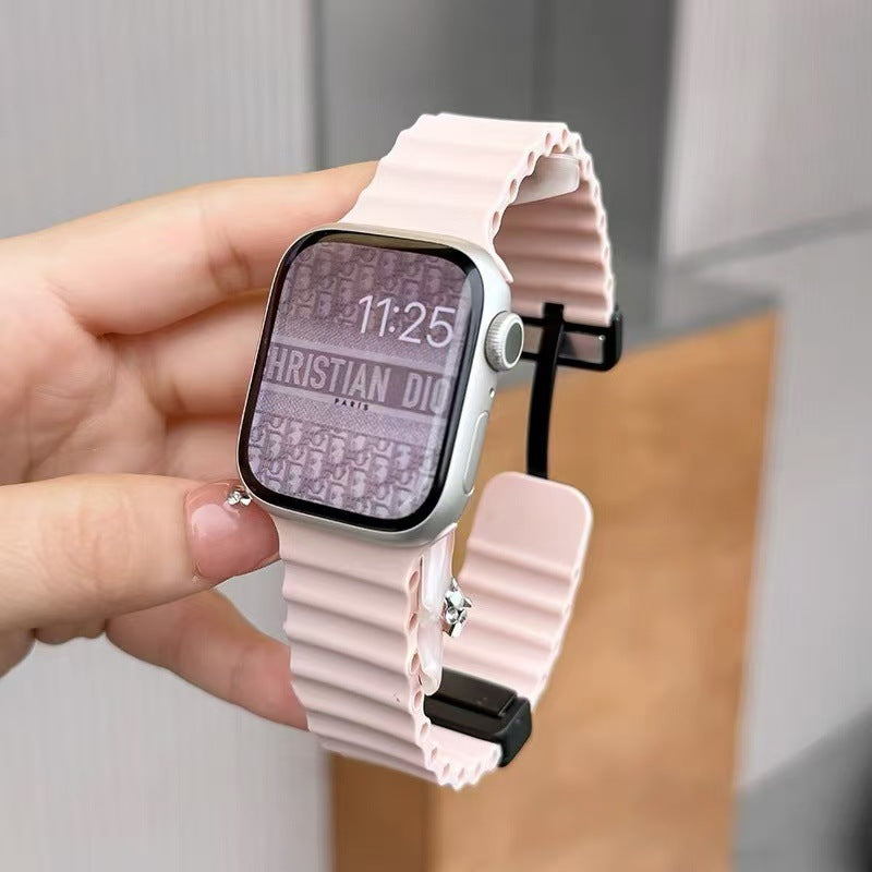 PallaBand Marine Breathable Silicone Magnetic Strap (For iWatch) - ANI-TECH
