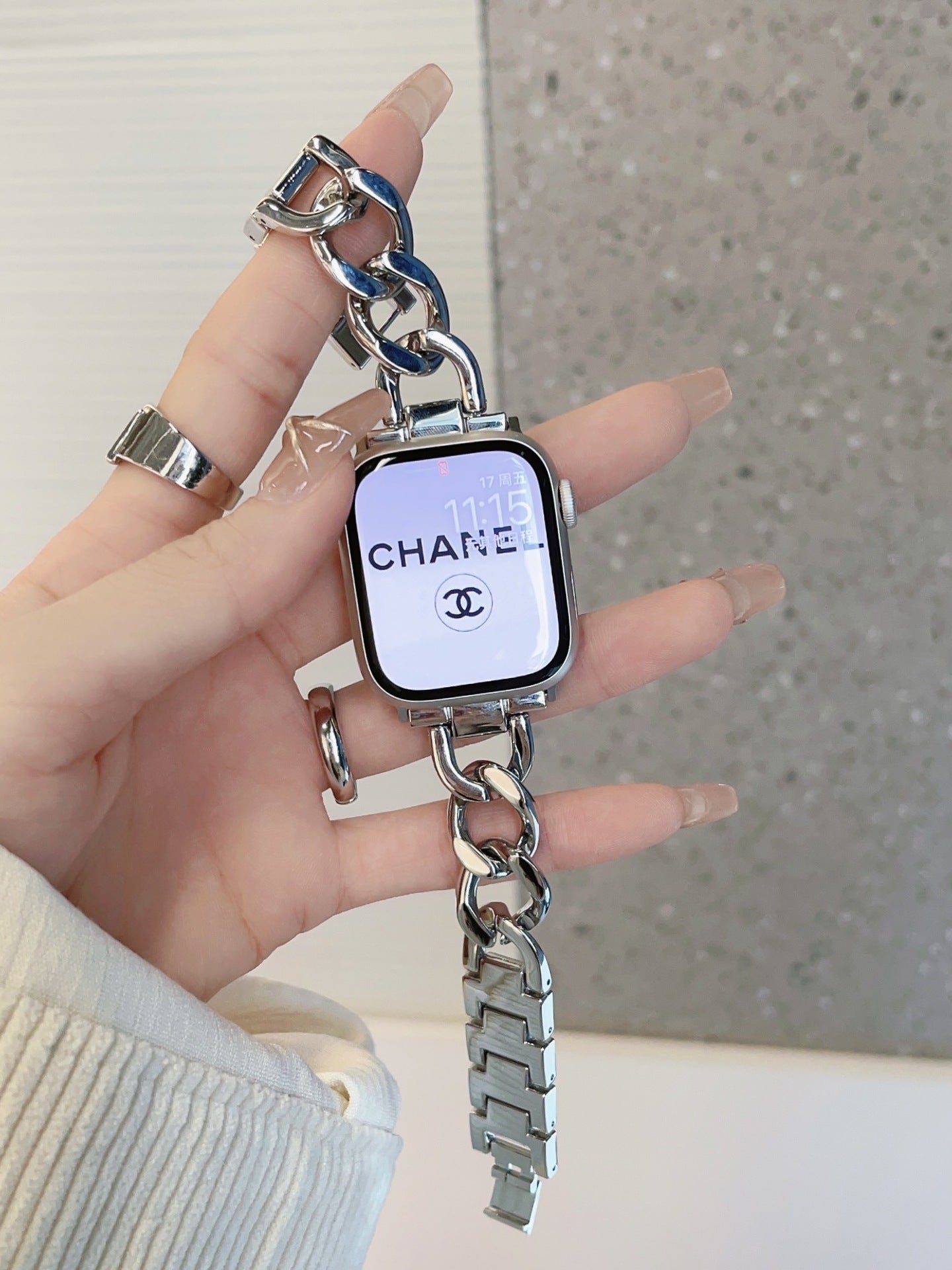 PallaBand™️ Style Metal Chain Watch Strap (iwatch) - ANI-TECH
