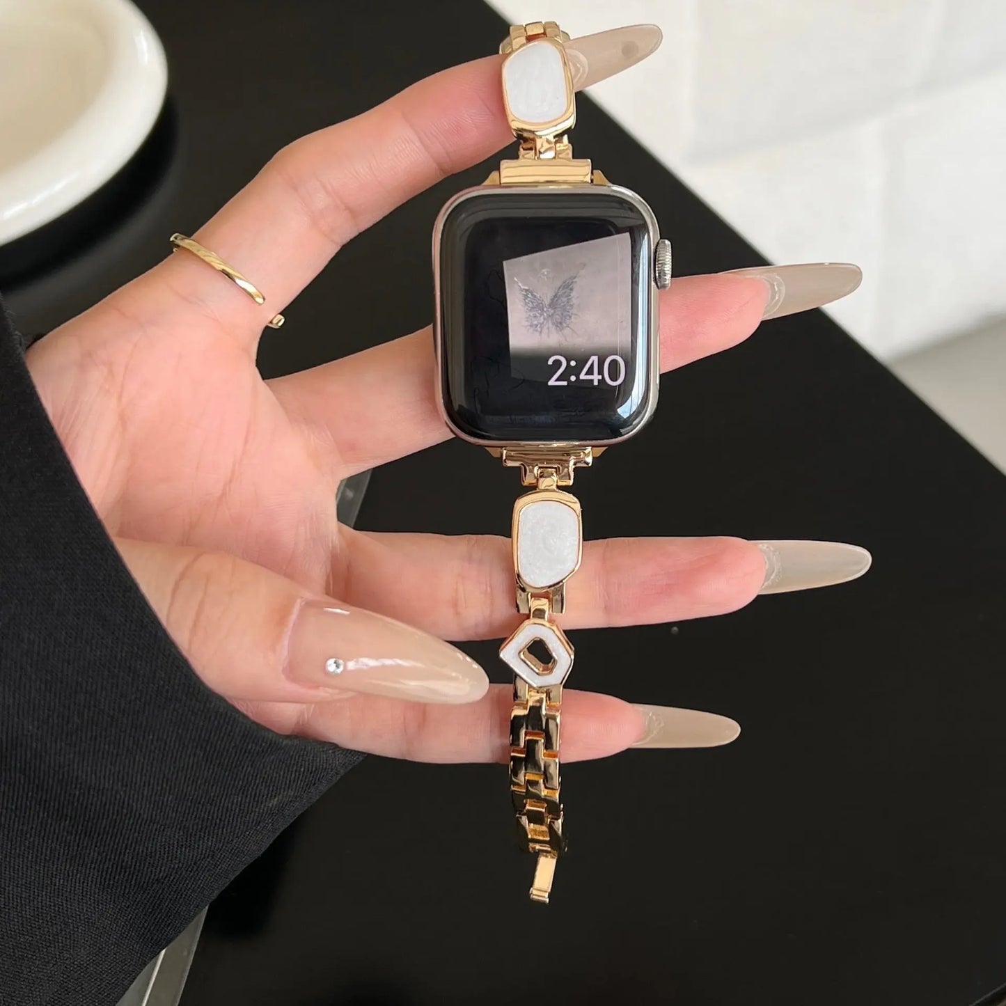 PallaBand Fine Glitter Metal Epoxy Strap (iwatch) - ANI-TECH