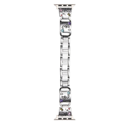 PallaBand Adorable Puppy Diamond Metal Strap (For iWatch) - ANI-TECH