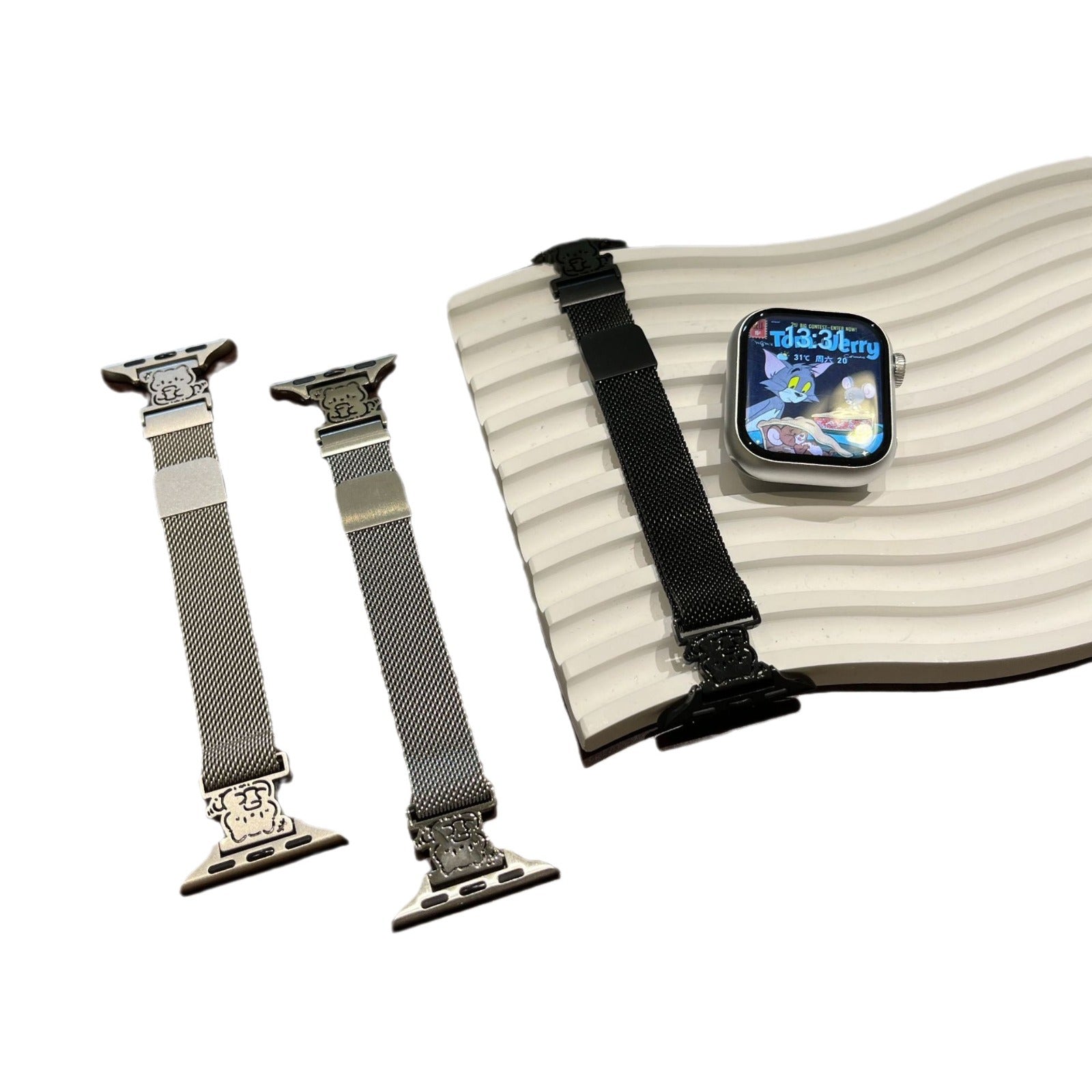 Cute cat and dog Milan magnetic thin strap - ANI-TECH