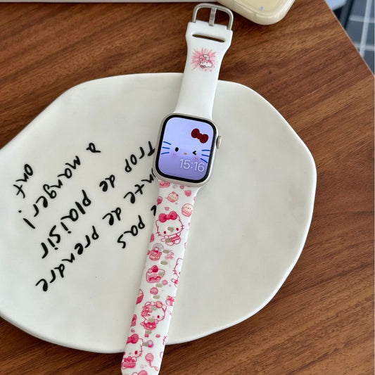 PallaBand Silicone Cute KT Cat Strap (iWatch) - ANI-TECH