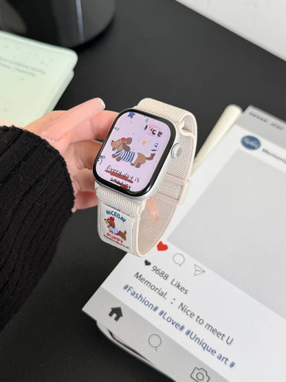 PallaBand Sausage Graffiti Nylon Magnetic Strap (iWatch) - ANI-TECH