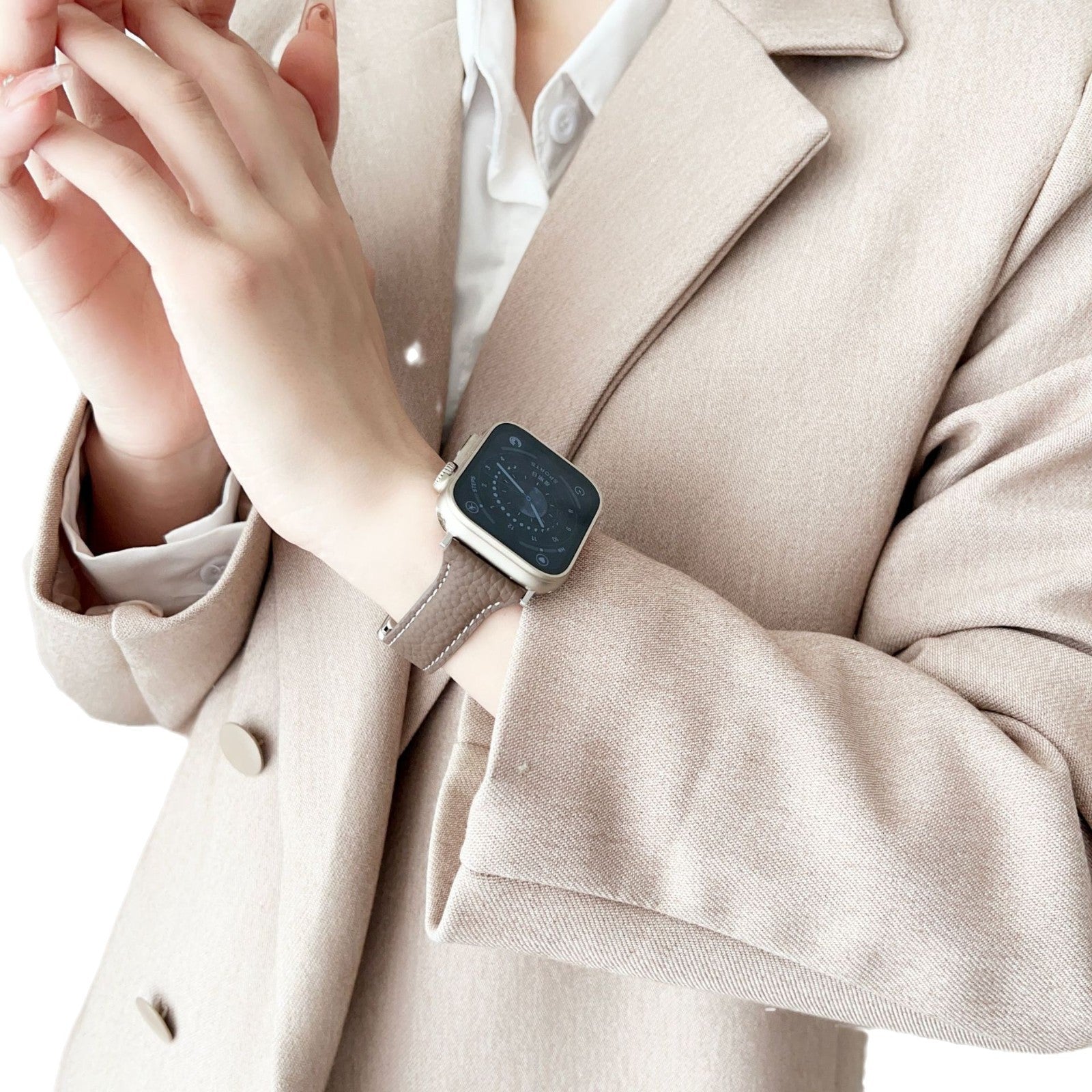 Soft Litchi Grain Magnetic Buckle Strap - ANI-TECH