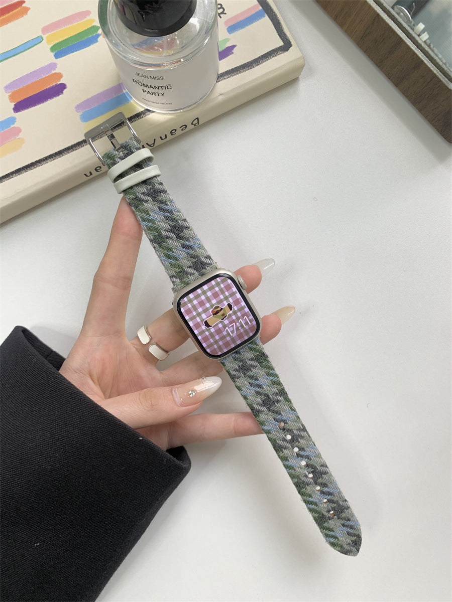 PallaBand Coarse Needle Plaid Strap (iwatch) - ANI-TECH