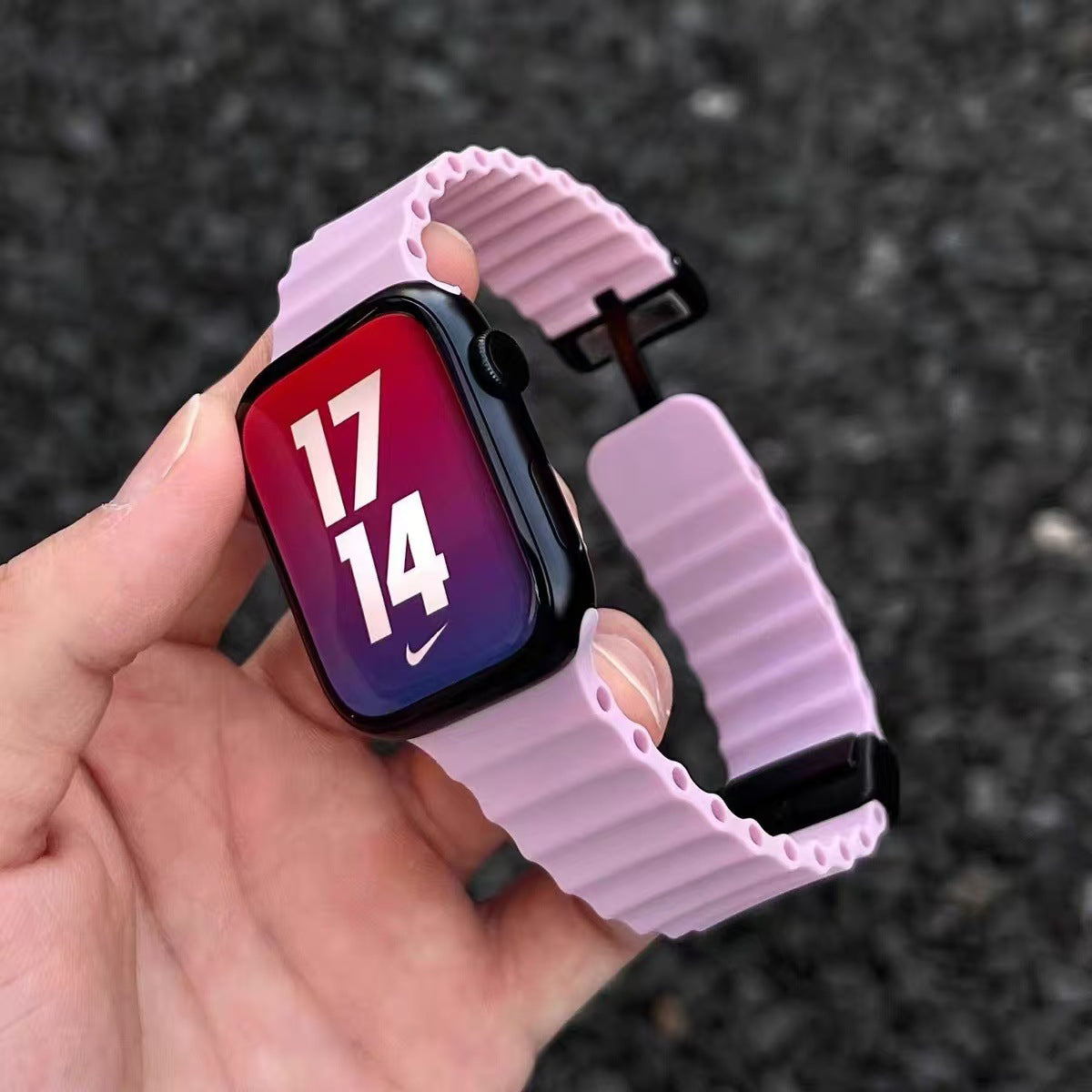 PallaBand Marine Breathable Silicone Magnetic Strap (For iWatch) - ANI-TECH