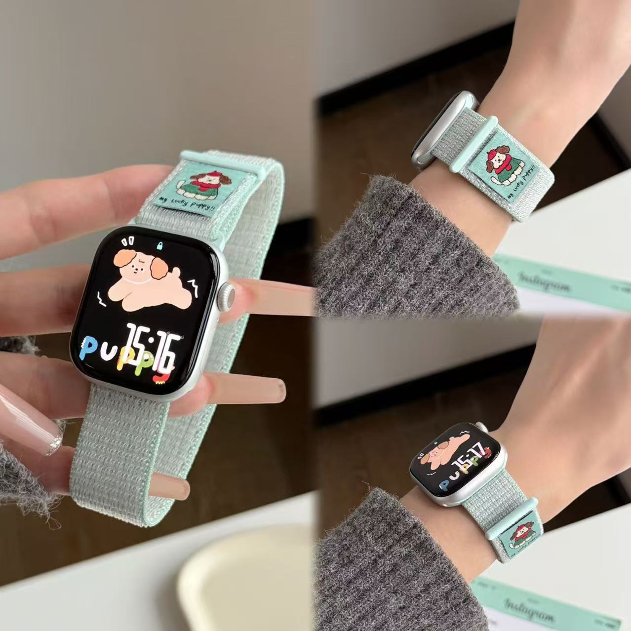 PallaBand Velcro Nylon Loop Sport Strap (iWatch) - ANI-TECH