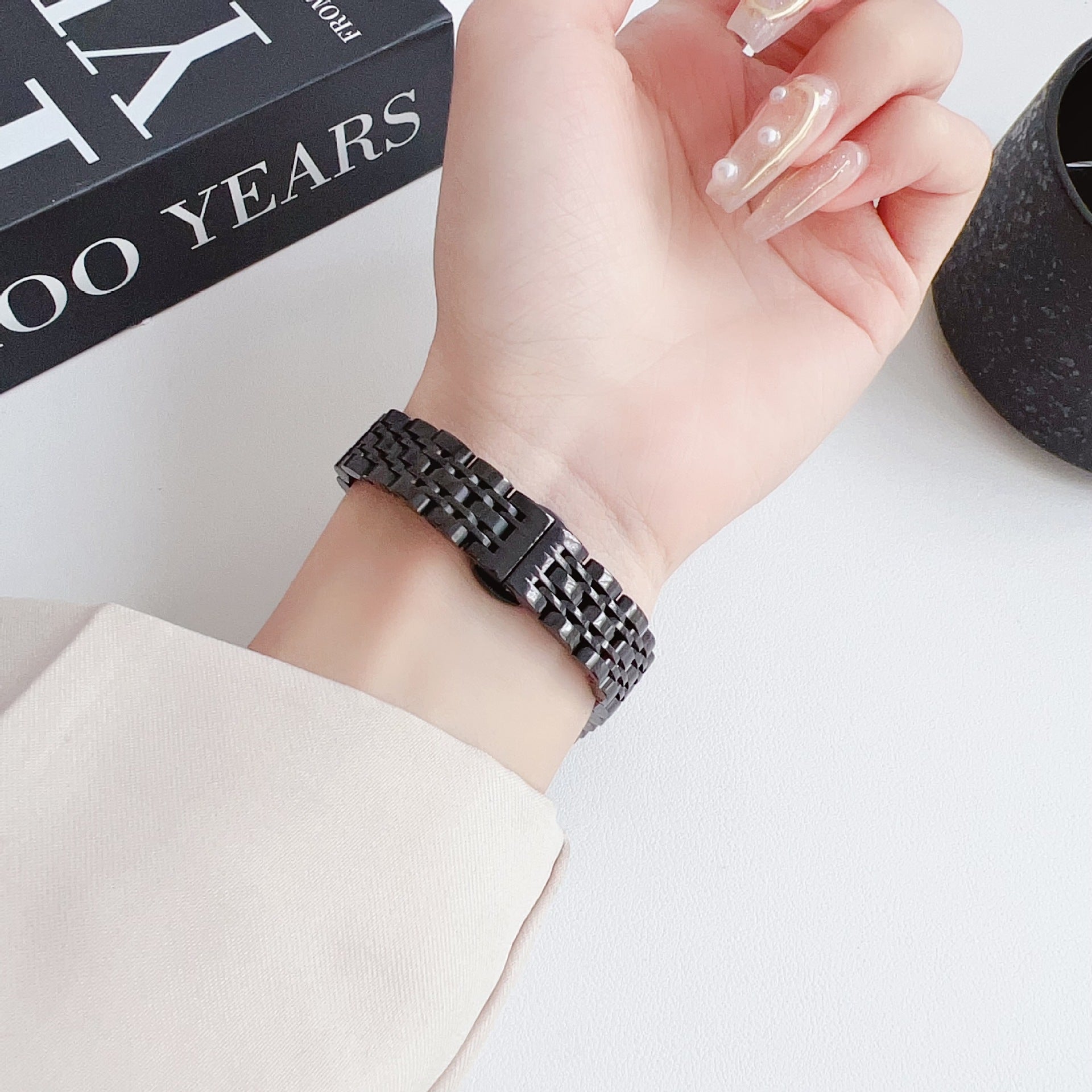 PallaBand Fine Seven Bead Metal Strap (iWatch) - ANI-TECH