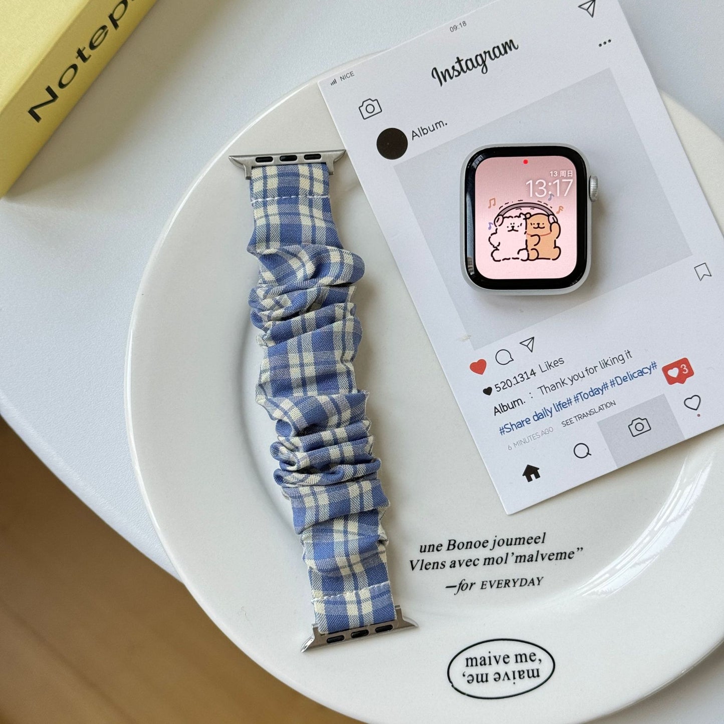 PallaBand Plaid Single Loop Strap (iWatch) - ANI-TECH