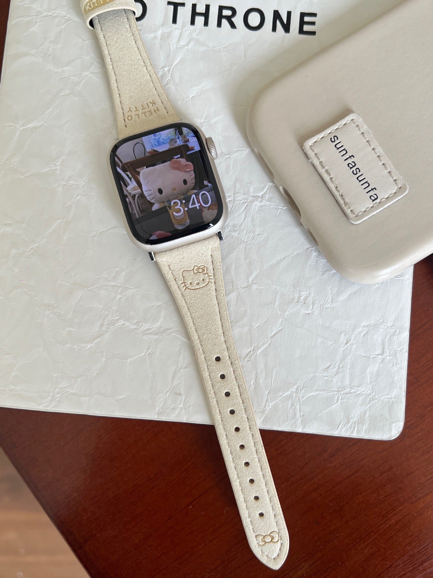PallaBand Cute KT Cat Leather Strap (iWatch) - ANI-TECH