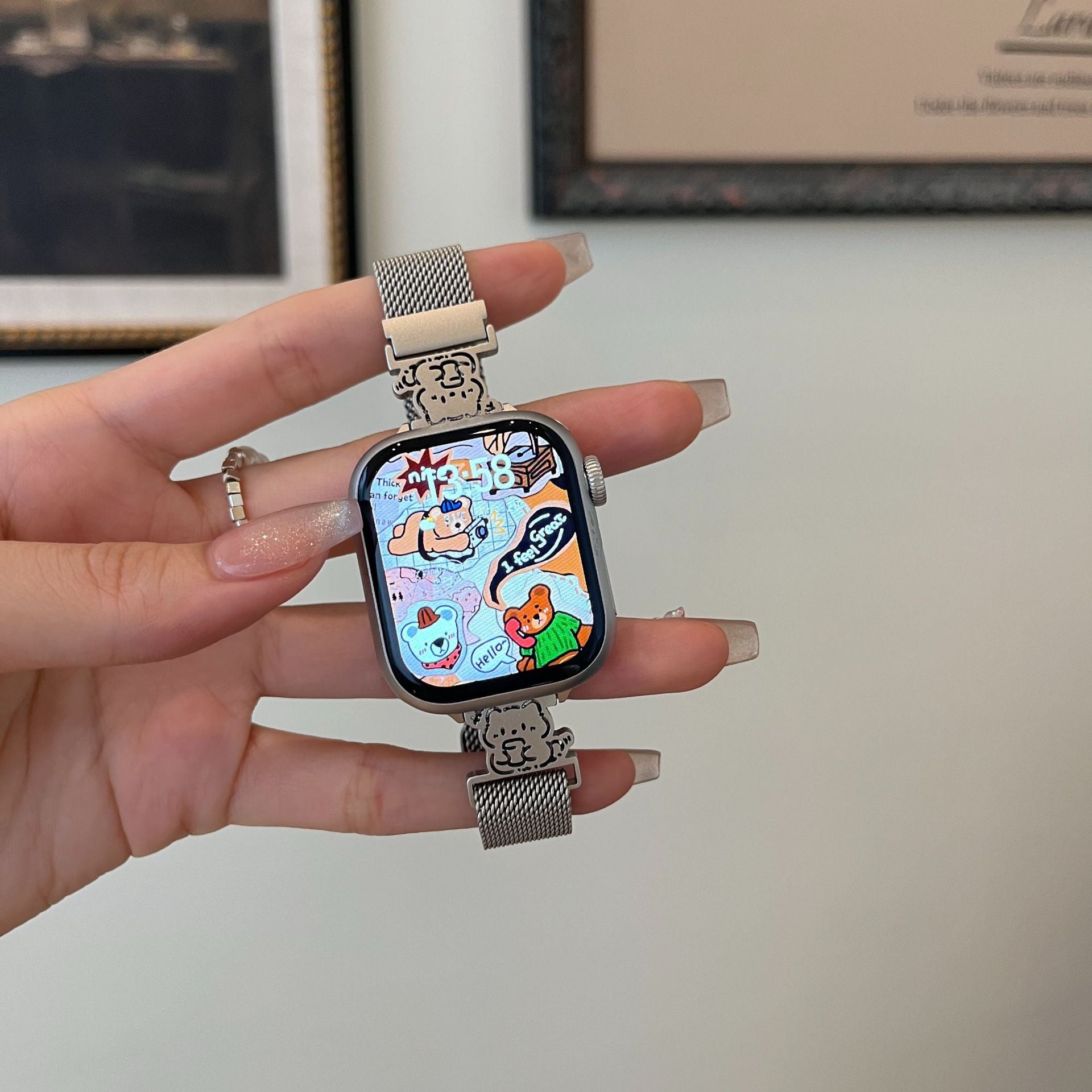 Cute cat and dog Milan magnetic thin strap - ANI-TECH