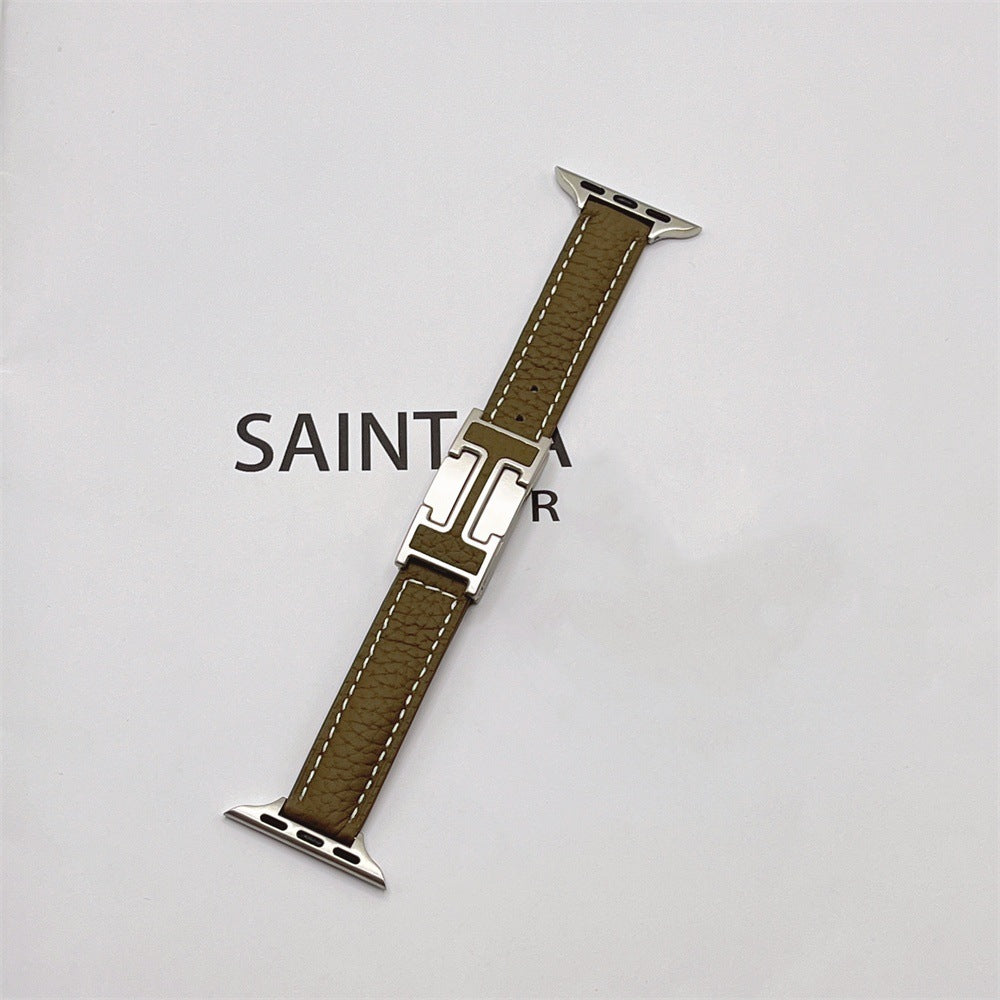 Pallaband ™️ Fine Edge Litchi H Magnetic Buckle Strap - ANI-TECH