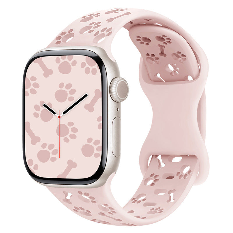 PallaBand silicone spring and summer new dog paw hollow strap (iwatch) - ANI-TECH