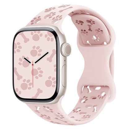PallaBand silicone spring and summer new dog paw hollow strap (iwatch) - ANI-TECH