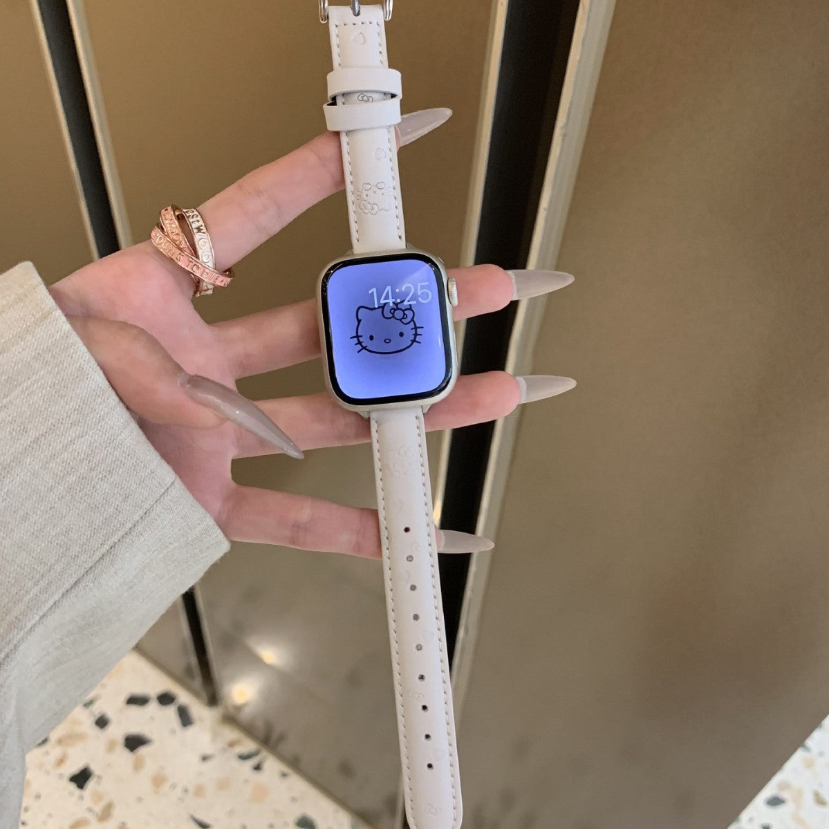 PallaBand Cute KT Cat Leather Fine Strap (iWatch) - ANI-TECH
