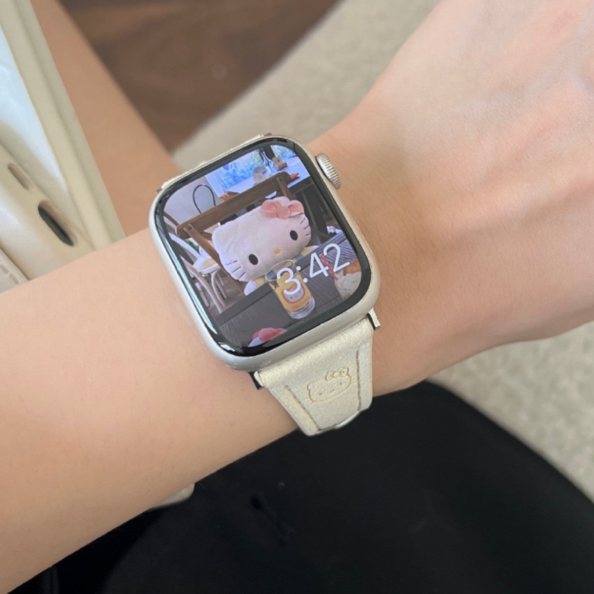 PallaBand Cute KT Cat Leather Strap (iWatch) - ANI-TECH