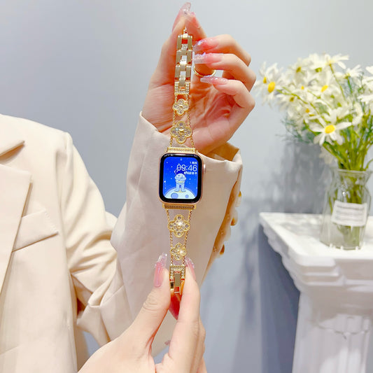 PallaBand Diamond Clover Metal Bracelet (iwatch) - ANI-TECH