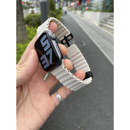 PallaBand Marine Breathable Silicone Magnetic Strap (For iWatch) - ANI-TECH
