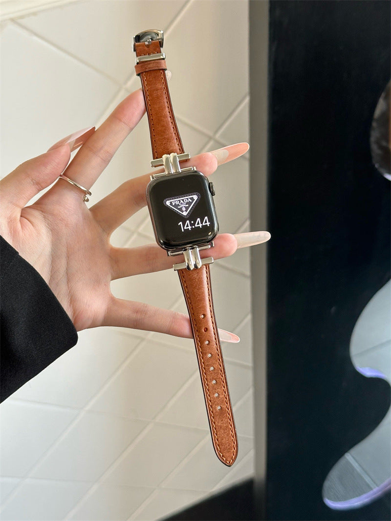 PallaBand Arc de Triomphe Vintage Leather Strap (iWatch) - ANI-TECH