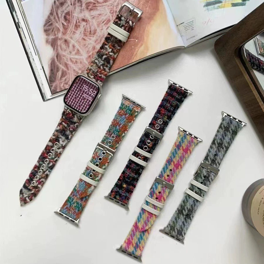 PallaBand Coarse Needle Plaid Strap (iwatch) - ANI-TECH