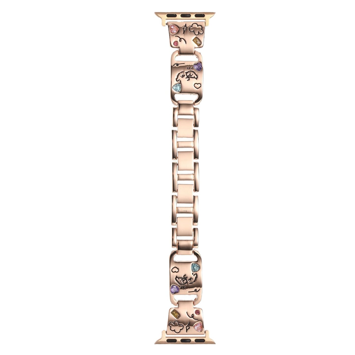 PallaBand Adorable Puppy Diamond Metal Strap (For iWatch) - ANI-TECH