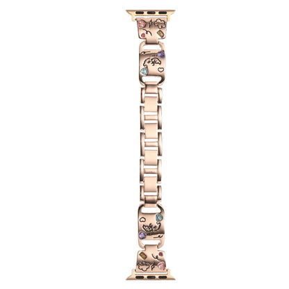 PallaBand Adorable Puppy Diamond Metal Strap (For iWatch) - ANI-TECH