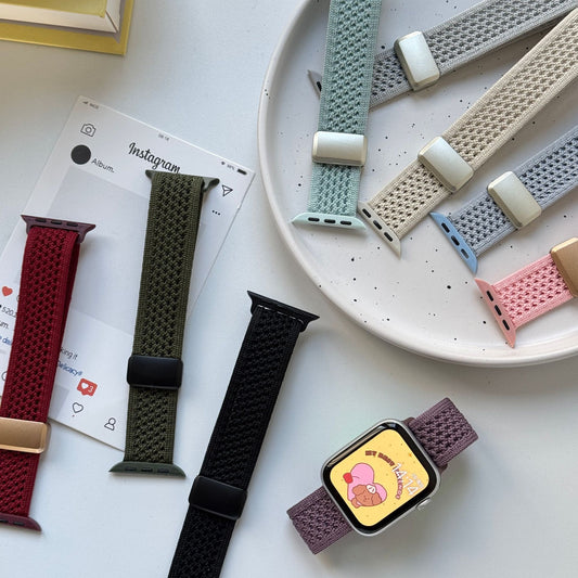 Double Loop Knitted Magnetic Buckle Strap - ANI-TECH