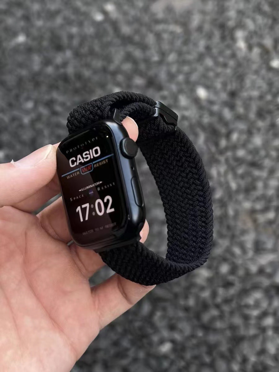 PallaBand Simple Textured Nylon Braided Magnetic Strap (iWatch) - ANI-TECH