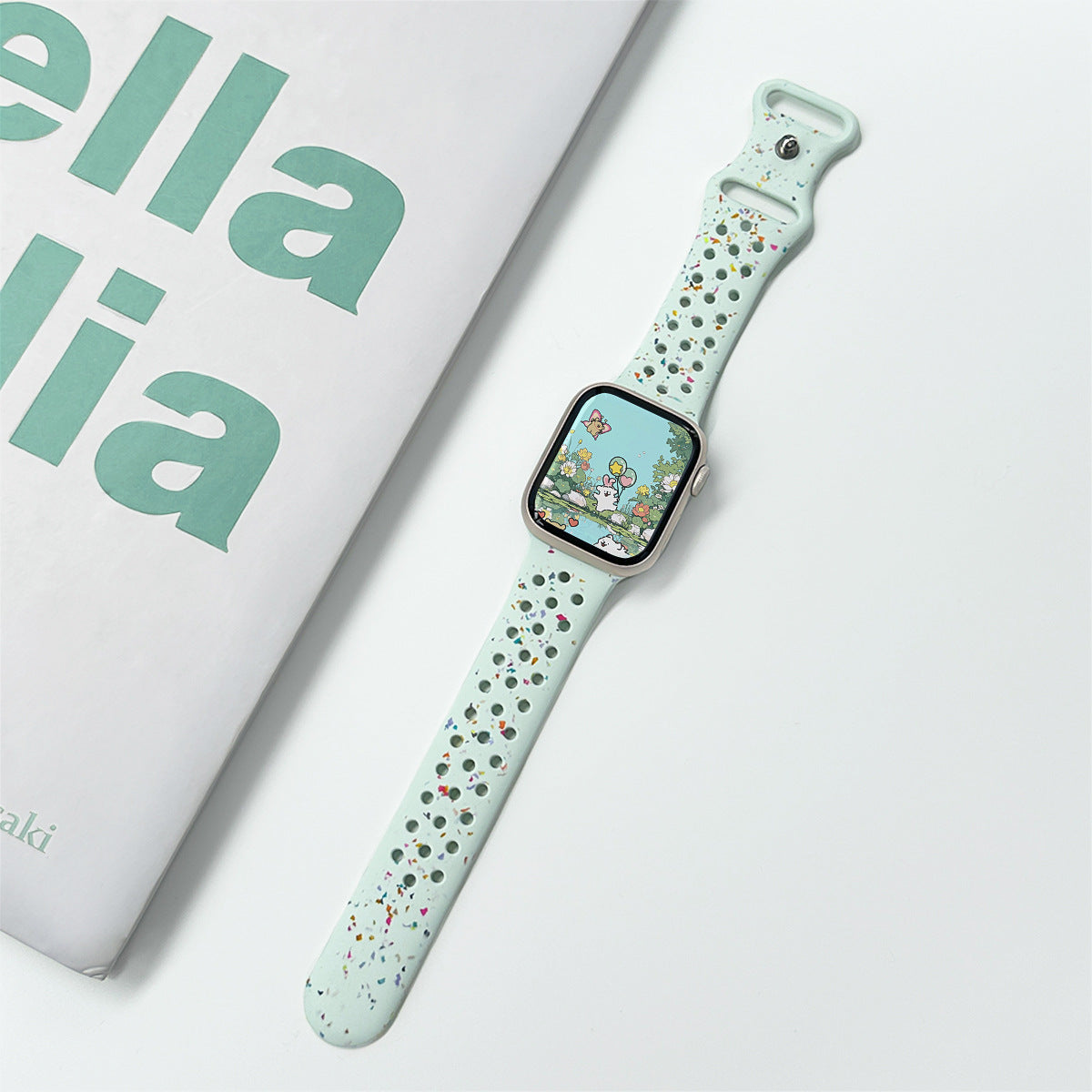 PallaBand Light Mint Series Braided Silicone (iWatch) - ANI-TECH